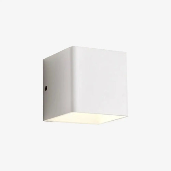 Applique Murale Contemporaine Design Lumineux Arrondi. Blanc / Chaude Chambre