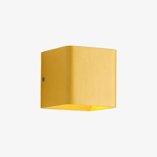 Applique Murale Contemporaine Design Lumineux Arrondi. Jaune / Chaude Chambre
