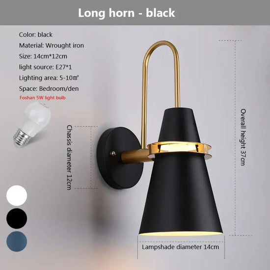 Applique Murale Corne: Élégant Décor Tendance G Chambre