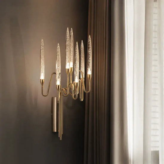Applique Murale Cristal Élégant Épuré Chic. Chambre
