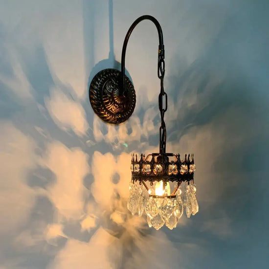 Applique Murale Cristal Lumineux Design Élégant Applique Chambre