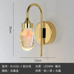 Applique Murale Cristal Lumineux Design Scandinave Dc / Blanc Chaud (2700-3500K) Chambre