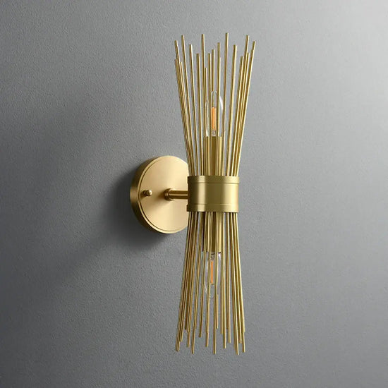 Applique Murale De Luxe: Élégance Métallique Vintage Chambre