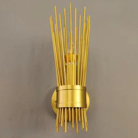 Applique Murale De Luxe: Élégance Métallique Vintage Chambre