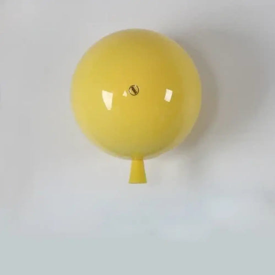 Applique Murale Décorative Scandinave Élégante Design. Jaune / Interrupteur À Tirette Ampoule