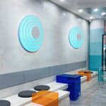 Applique Murale Design Cercle Lumineux Élégant. Chambre