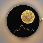 Applique Murale Design Contemporaine Métal Lumineux Noir / Chaude Chambre