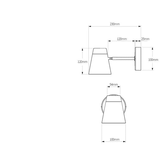 Applique Murale Design Élégant Moderne Lumineux. Chambre