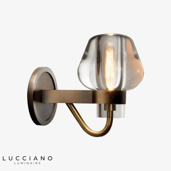 Applique Murale Design Élégante Cristalline Contemporaine Chambre