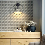 Applique Murale Design Élégante Métallique Contemporaine. Chambre