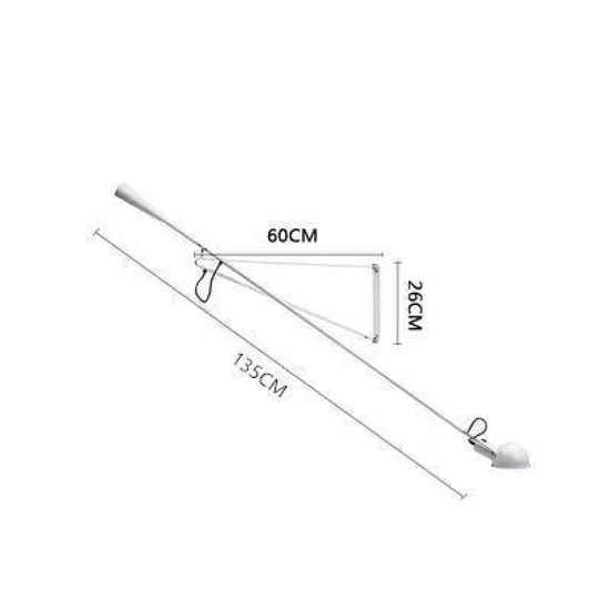 Applique Murale Design Industrielle Moderne Métallique. Blanc / B Chambre