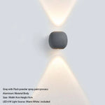 Applique Murale Design Lumineux Métallique Élégant Gris Chambre