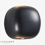 Applique Murale Design Lumineux Métallique Élégant Noir Chambre