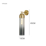 Applique Murale Design Moderne Lumineux Élégant. Gris Fumé Chambre