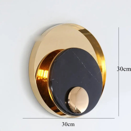 Applique Murale Design Prestigieuse Élégance Dorée. Chambre