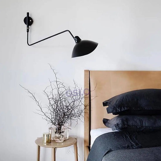 Applique Murale Design Rétro Élégante Articulée Chambre