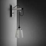 Applique Murale Design Scandinave Épurée Lumineuse. B-Blanc Avec Chrome Applique Chambre
