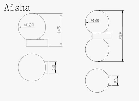 Applique Murale Design Scandinave Minimaliste Élégant. Chambre