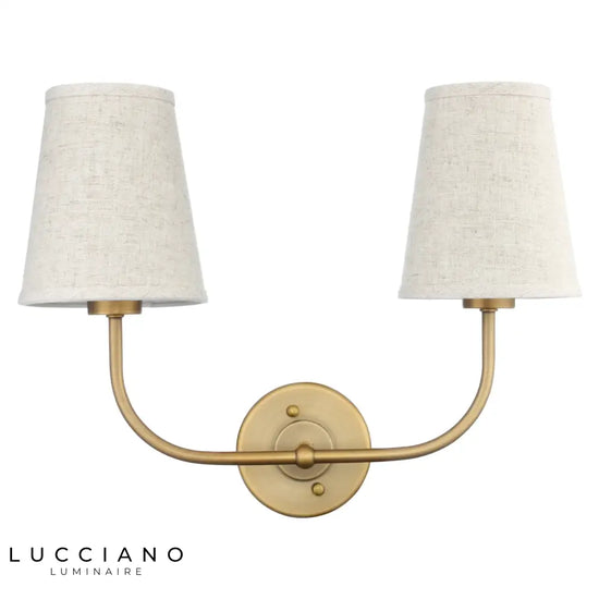 Applique Murale Double Beige