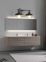 Applique murale double industrielle