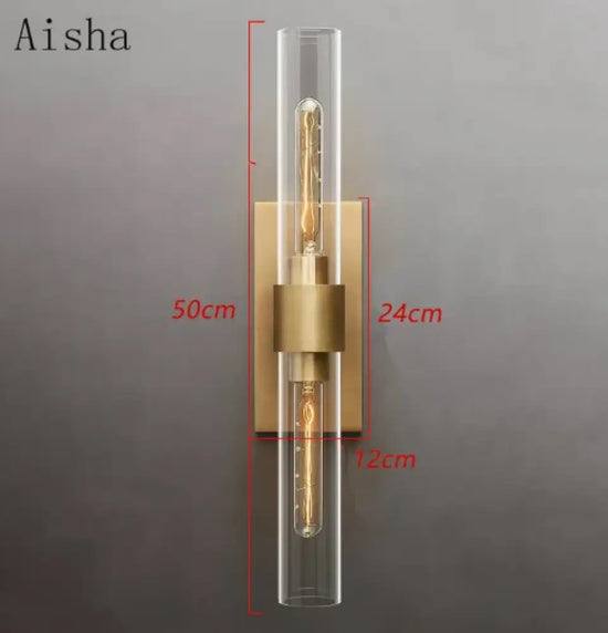 Applique Murale Double Tête Industrielle Vintage Chambre