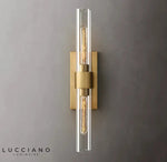 Applique Murale Double Tête Industrielle Vintage Or Chambre