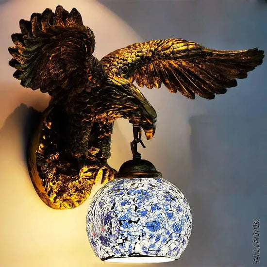 Applique Murale Eagle Vintage Lumineux Artiste. Chambre