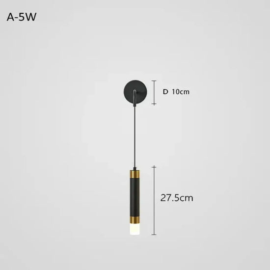 Applique Murale Élégante Avec Projecteur Pivotant Lumineux Un / 3 Température De Couleur Chambre