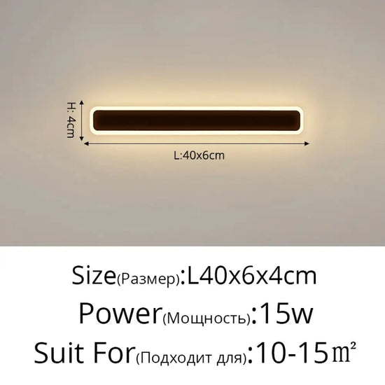 Applique Murale Élégante Design Contemporain Lumineux. Chambre