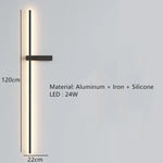 Applique Murale Élégante Design Contemporain Minimaliste A-120Cm-R / Intensité Variable Chambre