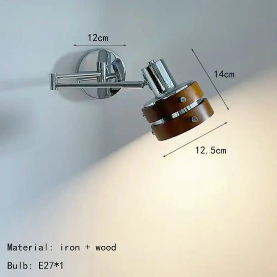 Applique Murale Élégante Design Industriel Chromé 1 Pièce / Blanc Chaud (2700-3500K) Chambre