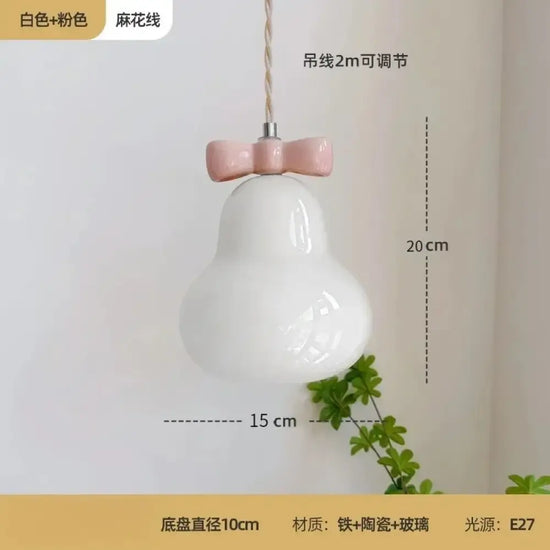 Applique Murale Élégante Pour Chambre D’enfant. Pendentif Cordon 3 / Ampoule À Led