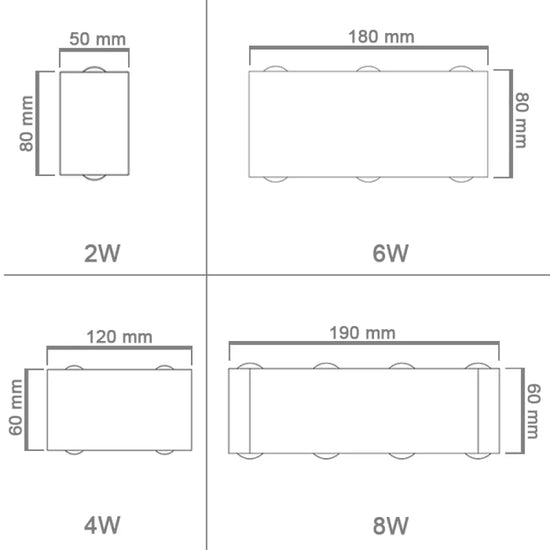 Applique Murale En Aluminium Lumineux Design Moderne Chambre