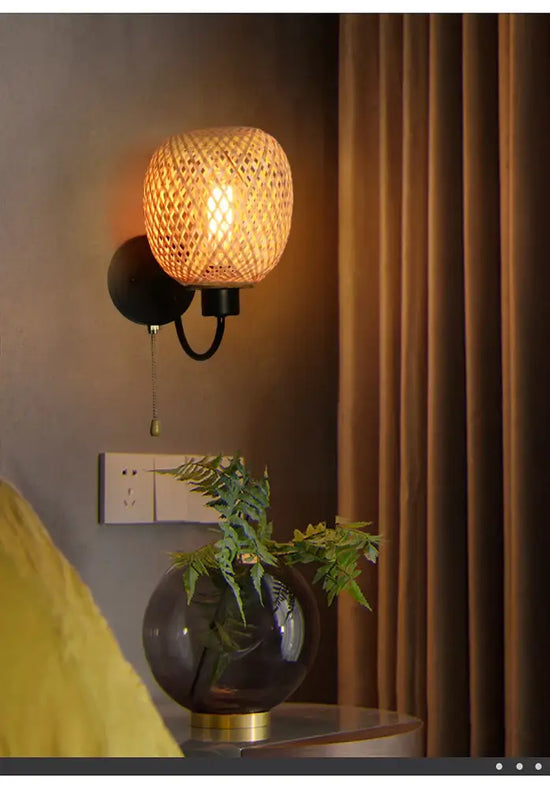 Applique Murale En Bambou