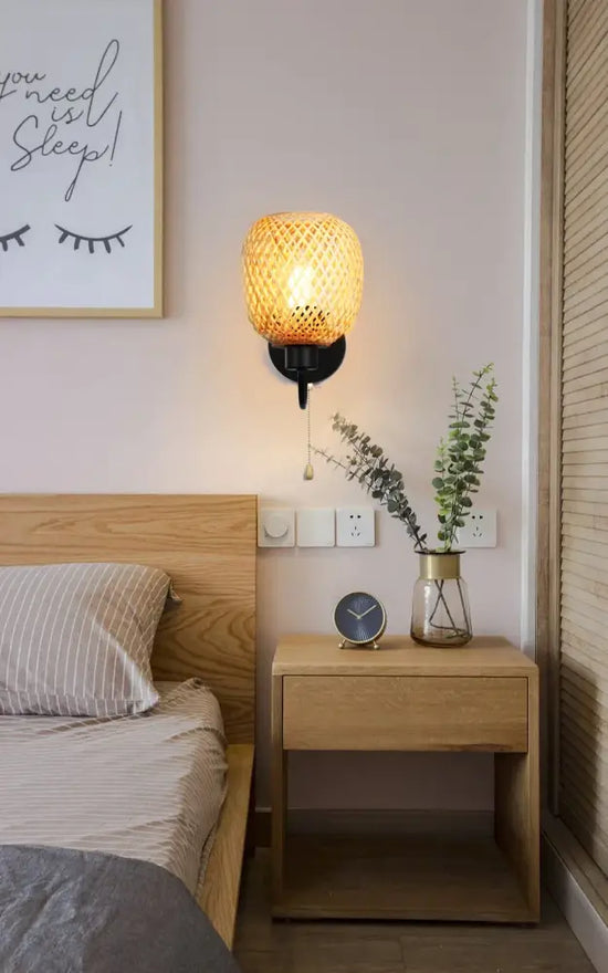 Applique Murale En Bambou