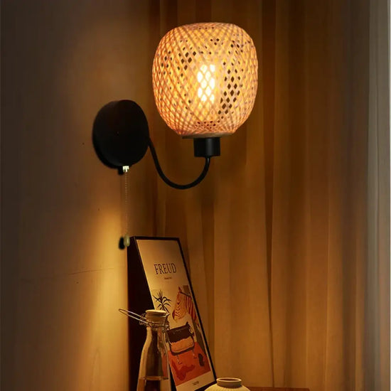 Applique Murale En Bambou