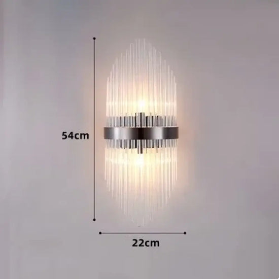Applique Murale En Cristal Élégante Contemporaine Lumière. Voir La Photo 6 Chambre