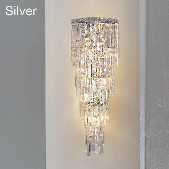 Applique Murale En Cristal Élégante Design Contemporain. Chambre