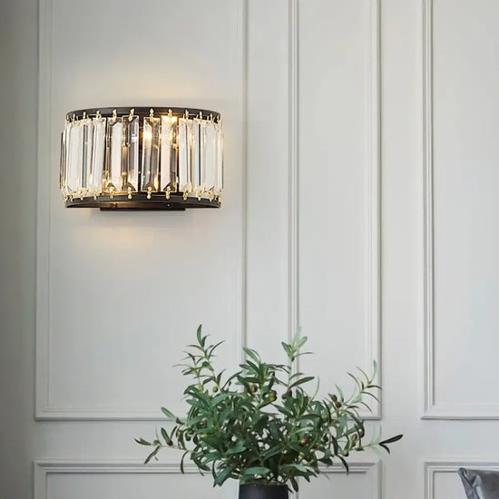 Applique Murale En Cristal Élégante Et Lumineuse Chambre