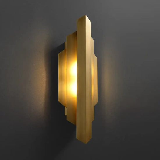 Applique Murale En Cuivre Élégante Contemporaine Chic. Chambre