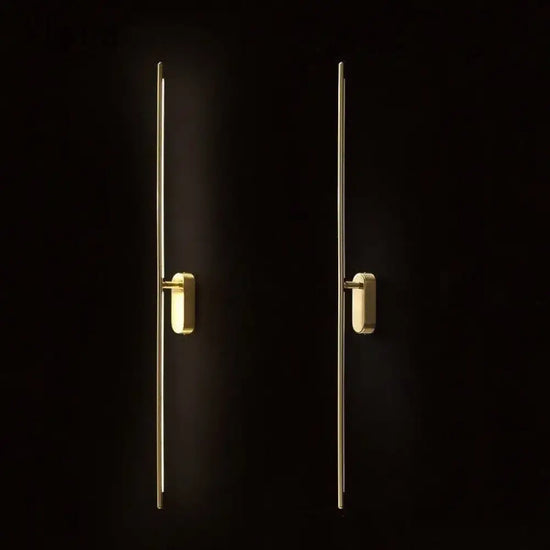 Applique Murale En Cuivre Scandinave Élégante Minimaliste Chambre