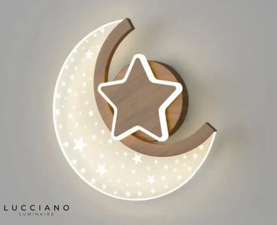 Half Moon Wall Light for Children's Room