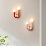 Applique Murale En Métal Tube Design Scandinave Lumineux Chambre