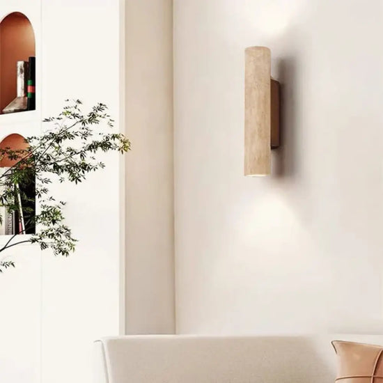 Applique Murale En Pierre: Chaleur Rustique Élégante Chambre