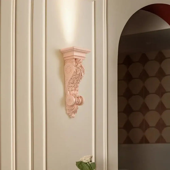 Applique Murale En Résine D’ange Lumineuse Élégante Chambre