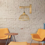 Applique Murale En Rotin Élégant Design Vintage Rustique Chambre