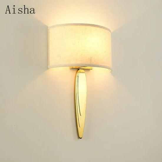 Applique Murale En Tissu Luminaire Élégant Design. Applique Chambre