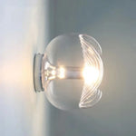 Applique Murale En Verre Design Moderne Chromé Chambre