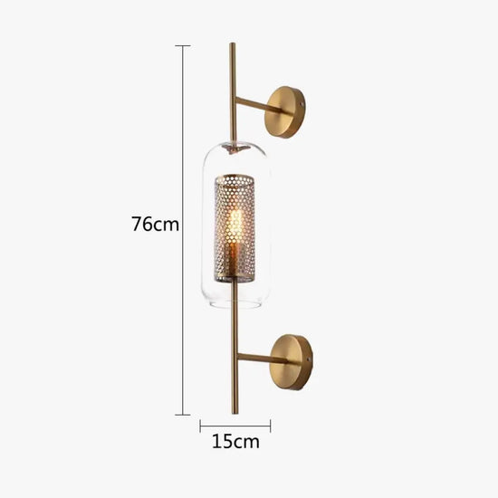 Applique Murale En Verre Élégante Design Contemporain Chambre