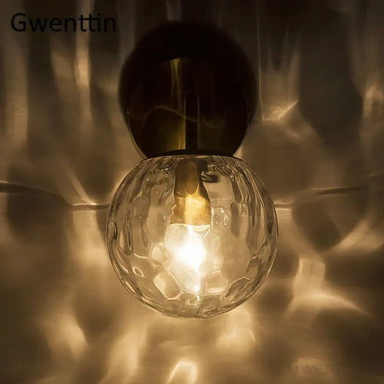 Applique Murale En Verre Luminaire Design Contemporain Élégant Chambre